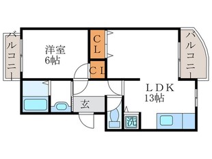 芝ノ宮マンションの物件間取画像